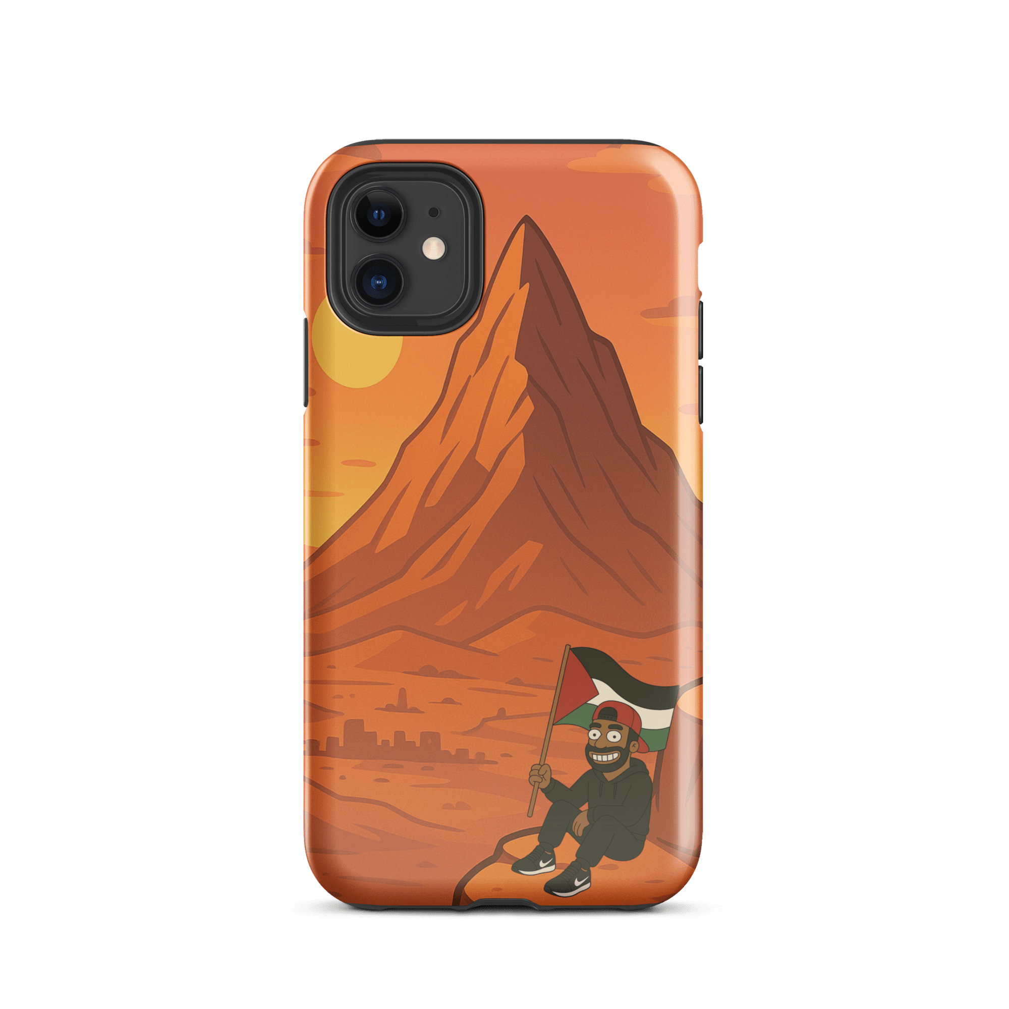 HASSAN FREE PALESTINE iPhone COVER® - BLOKKEN ER VARM