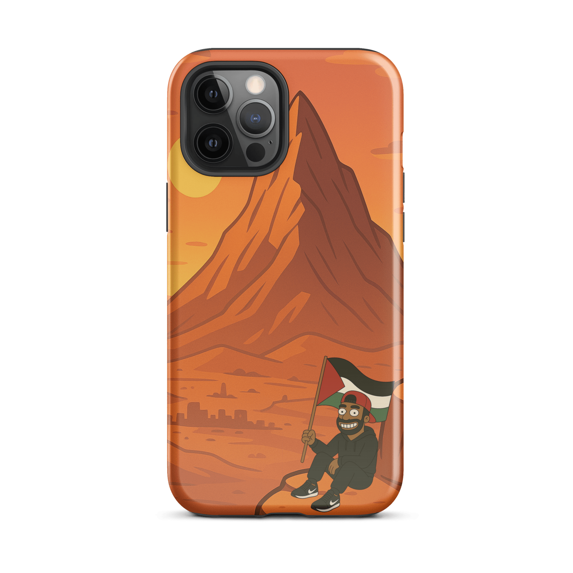 HASSAN FREE PALESTINE iPhone COVER® - BLOKKEN ER VARM