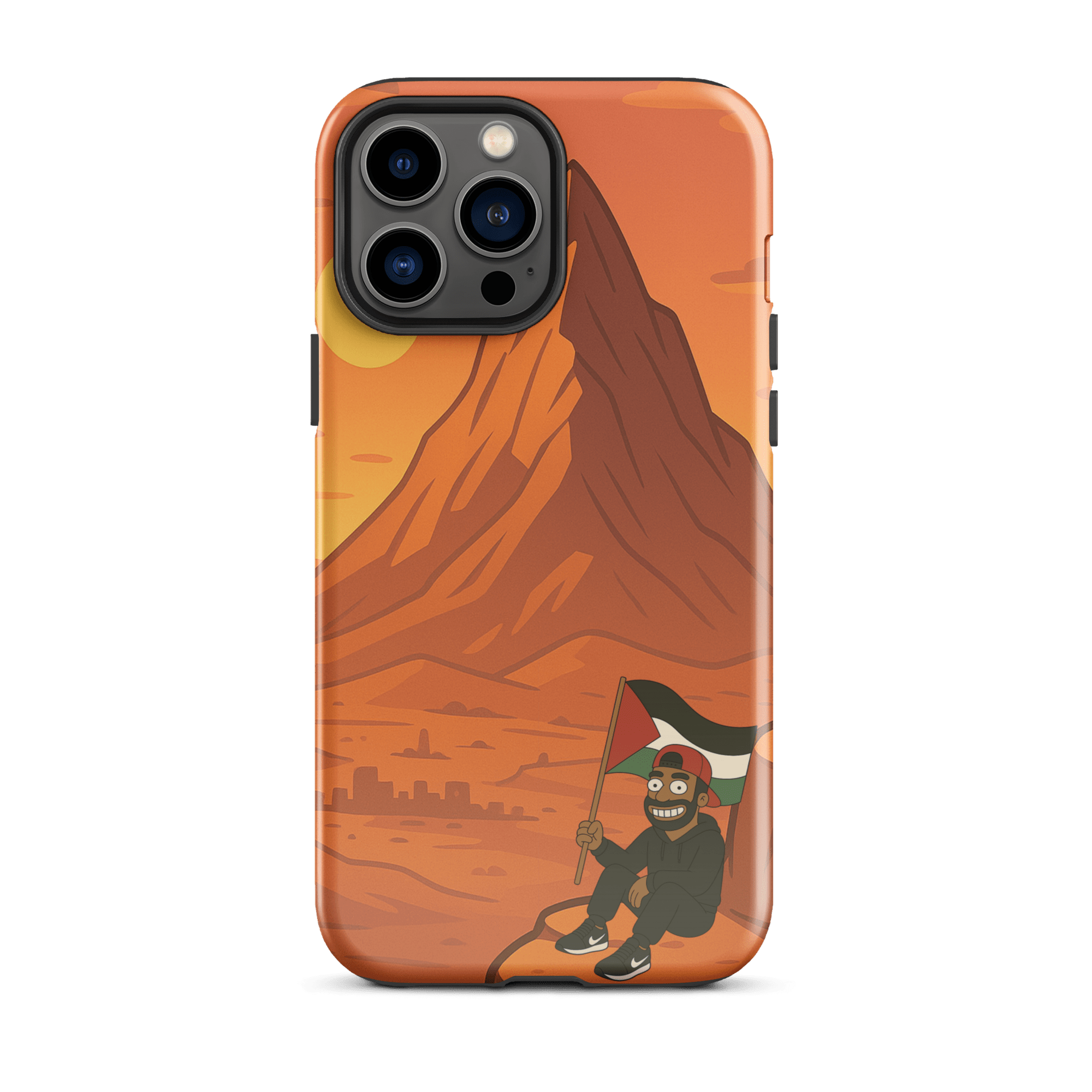 HASSAN FREE PALESTINE iPhone COVER® - BLOKKEN ER VARM