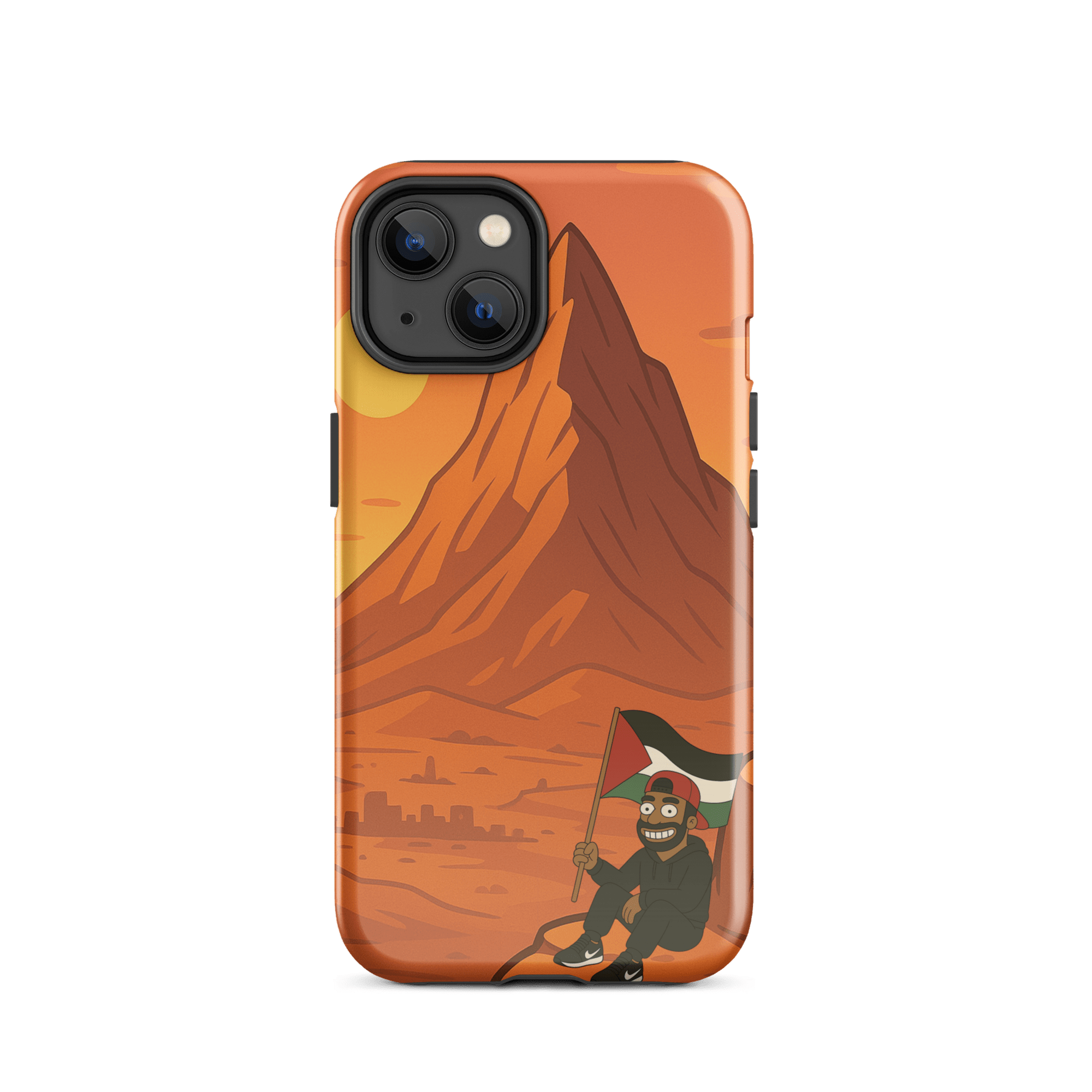 HASSAN FREE PALESTINE iPhone COVER® - BLOKKEN ER VARM