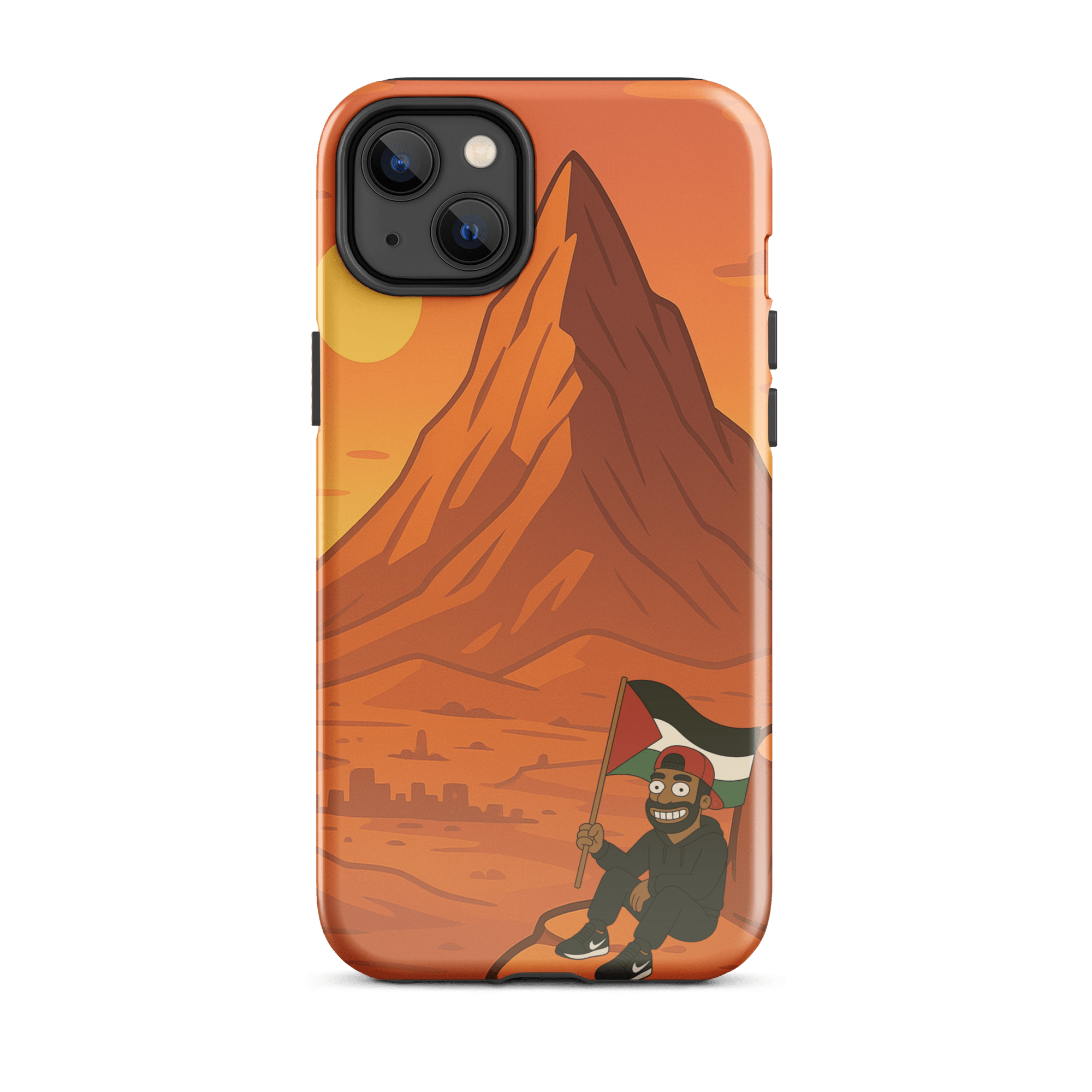 HASSAN FREE PALESTINE iPhone COVER® - BLOKKEN ER VARM