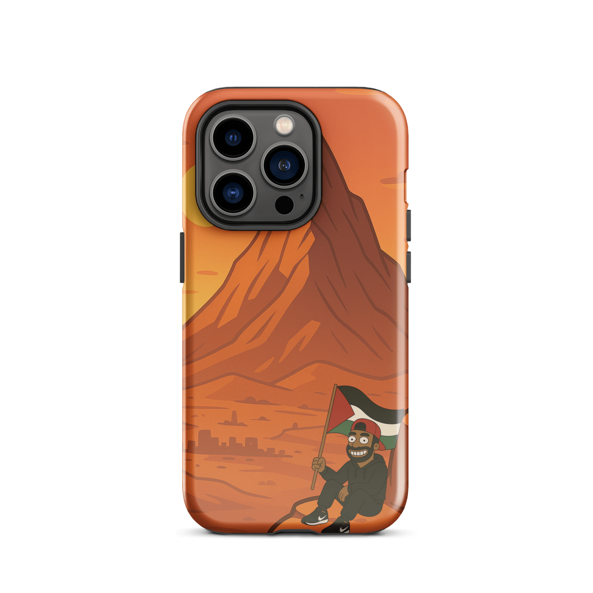 HASSAN FREE PALESTINE iPhone COVER® - BLOKKEN ER VARM