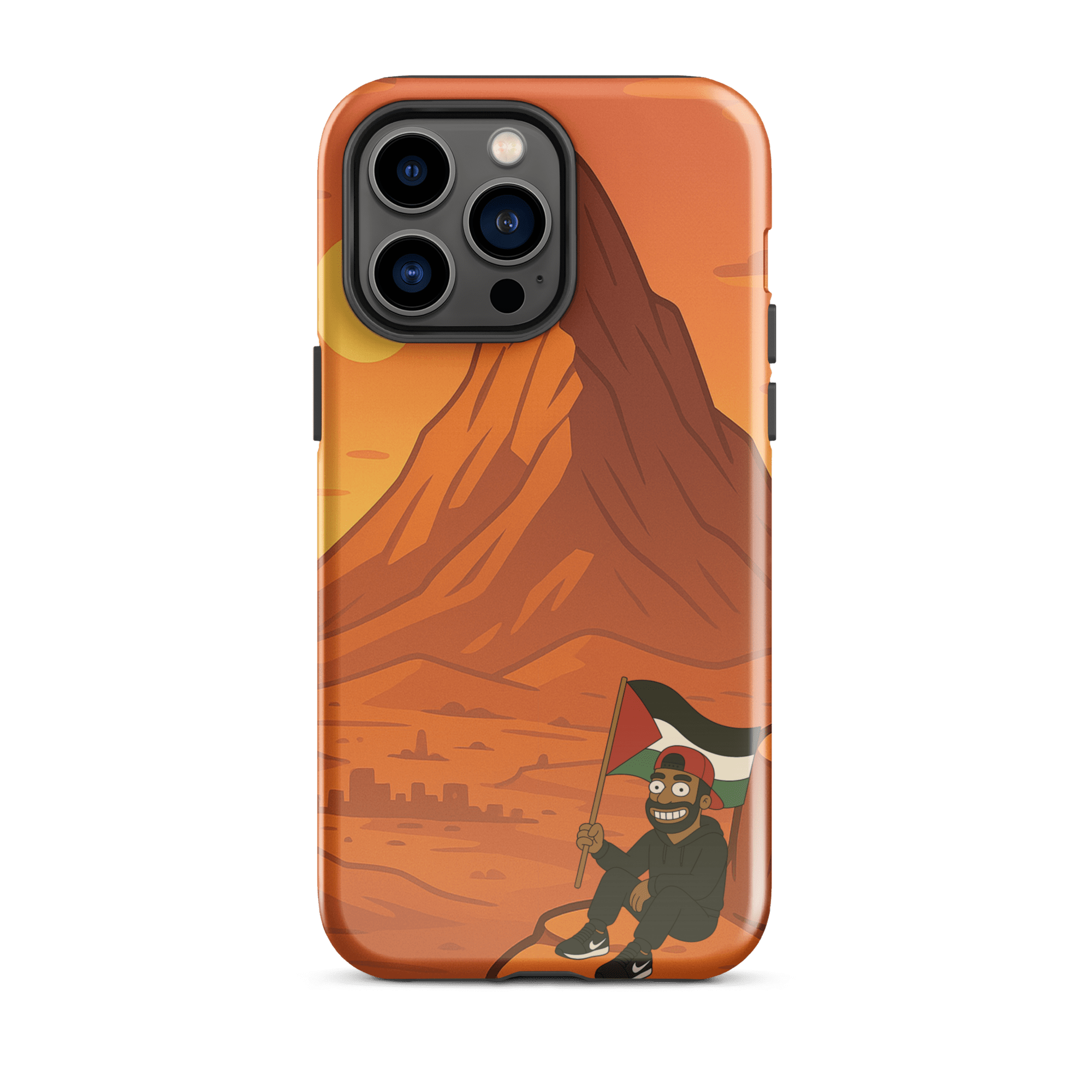 HASSAN FREE PALESTINE iPhone COVER® - BLOKKEN ER VARM