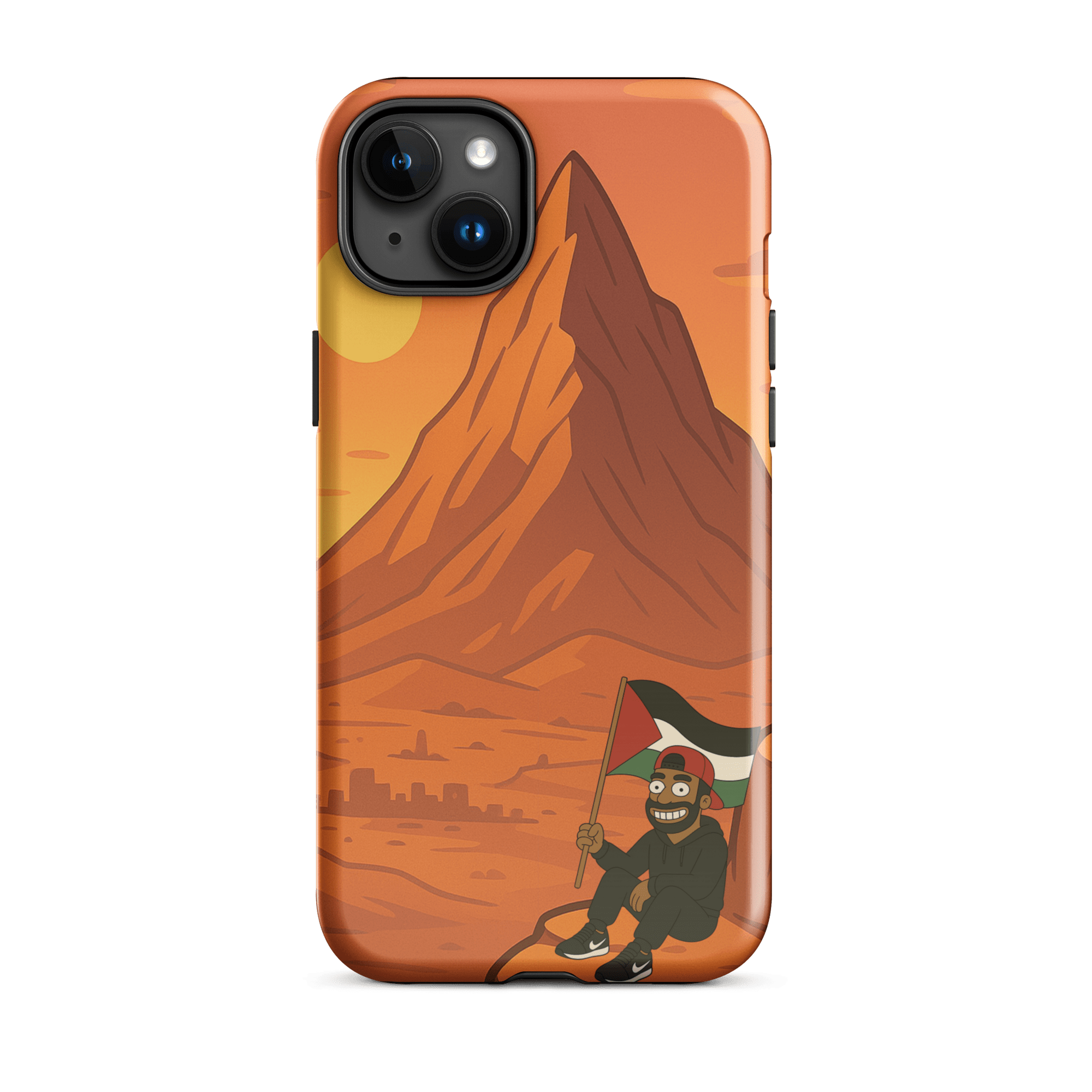 HASSAN FREE PALESTINE iPhone COVER® - BLOKKEN ER VARM