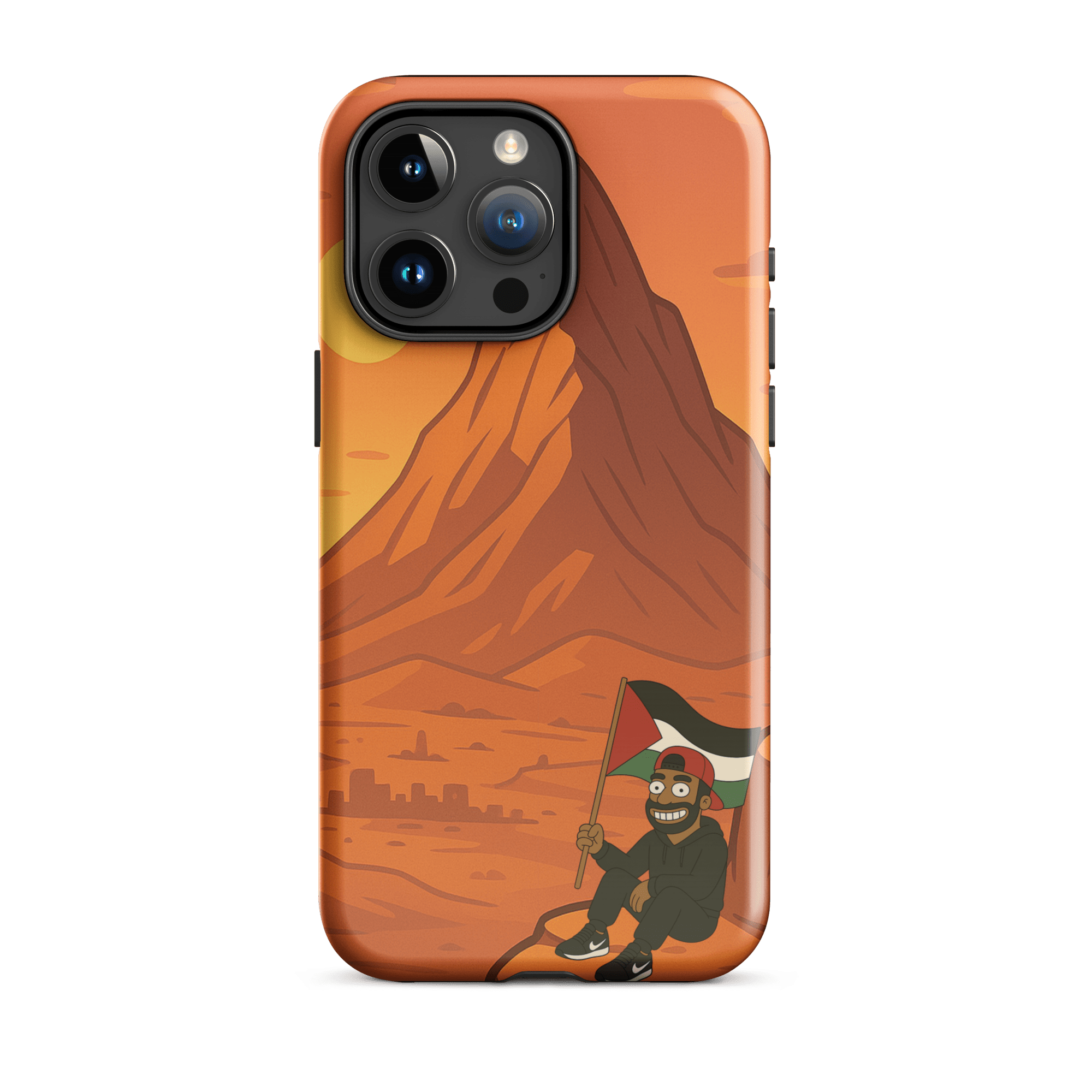 HASSAN FREE PALESTINE iPhone COVER® - BLOKKEN ER VARM