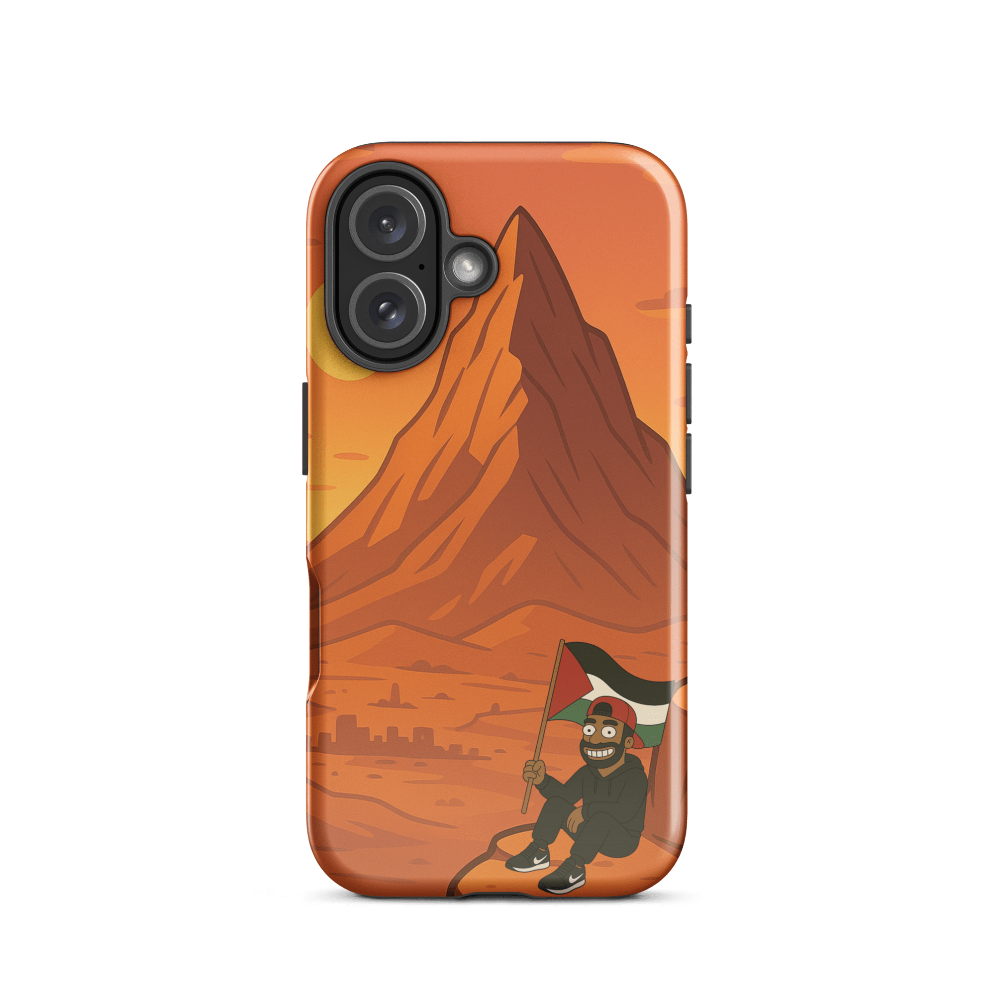 HASSAN FREE PALESTINE iPhone COVER® - BLOKKEN ER VARM