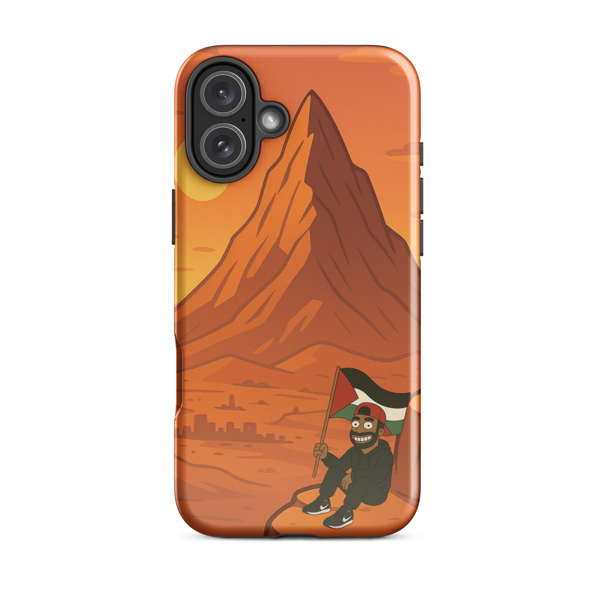 HASSAN FREE PALESTINE iPhone COVER® - BLOKKEN ER VARM