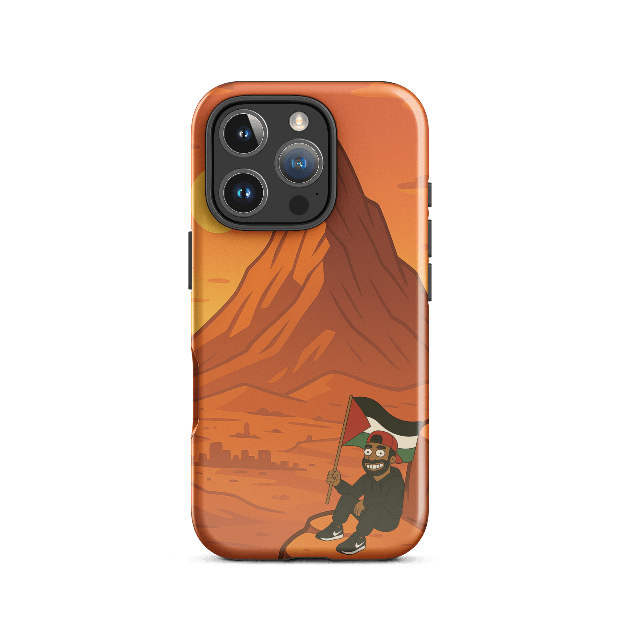 HASSAN FREE PALESTINE iPhone COVER® - BLOKKEN ER VARM