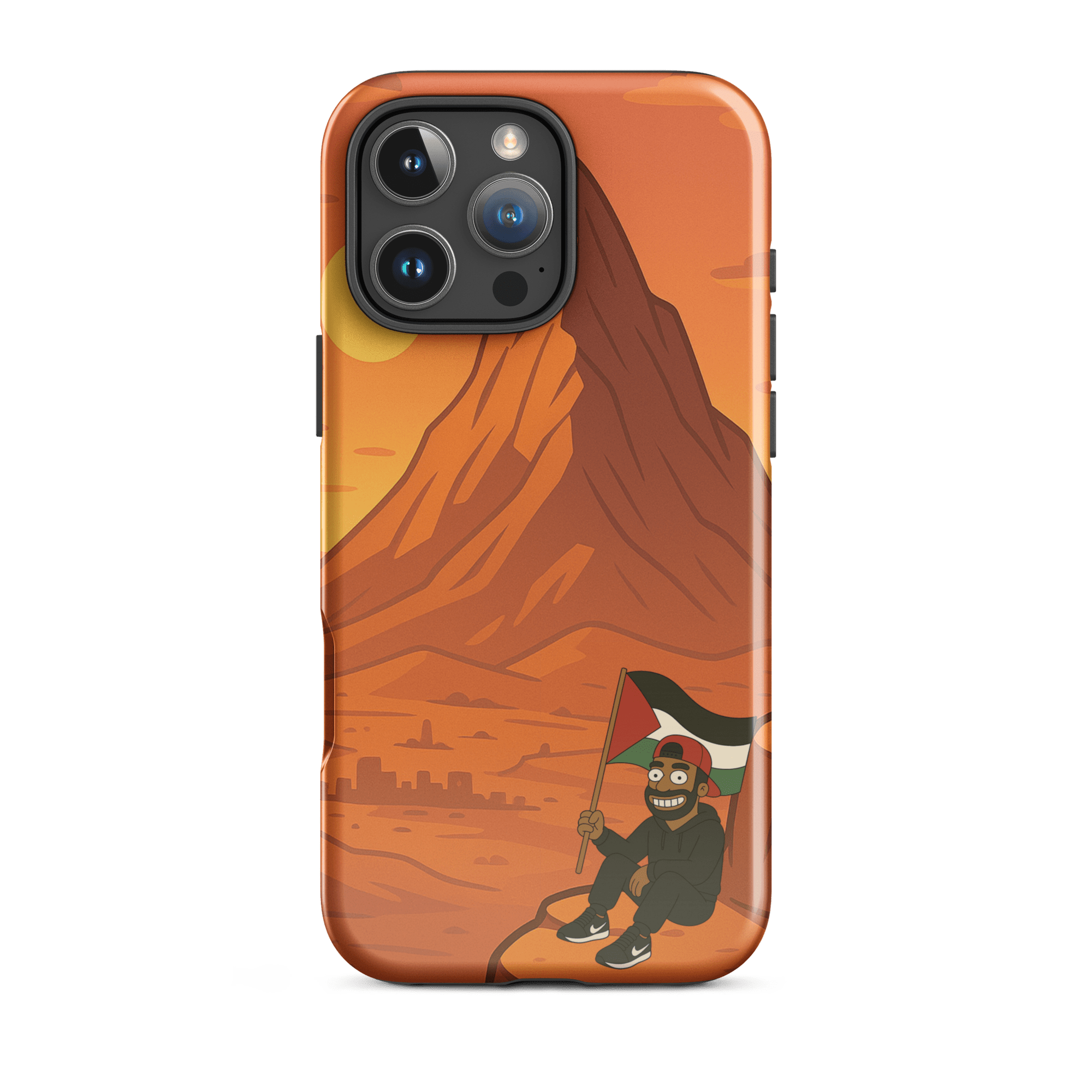 HASSAN FREE PALESTINE iPhone COVER® - BLOKKEN ER VARM