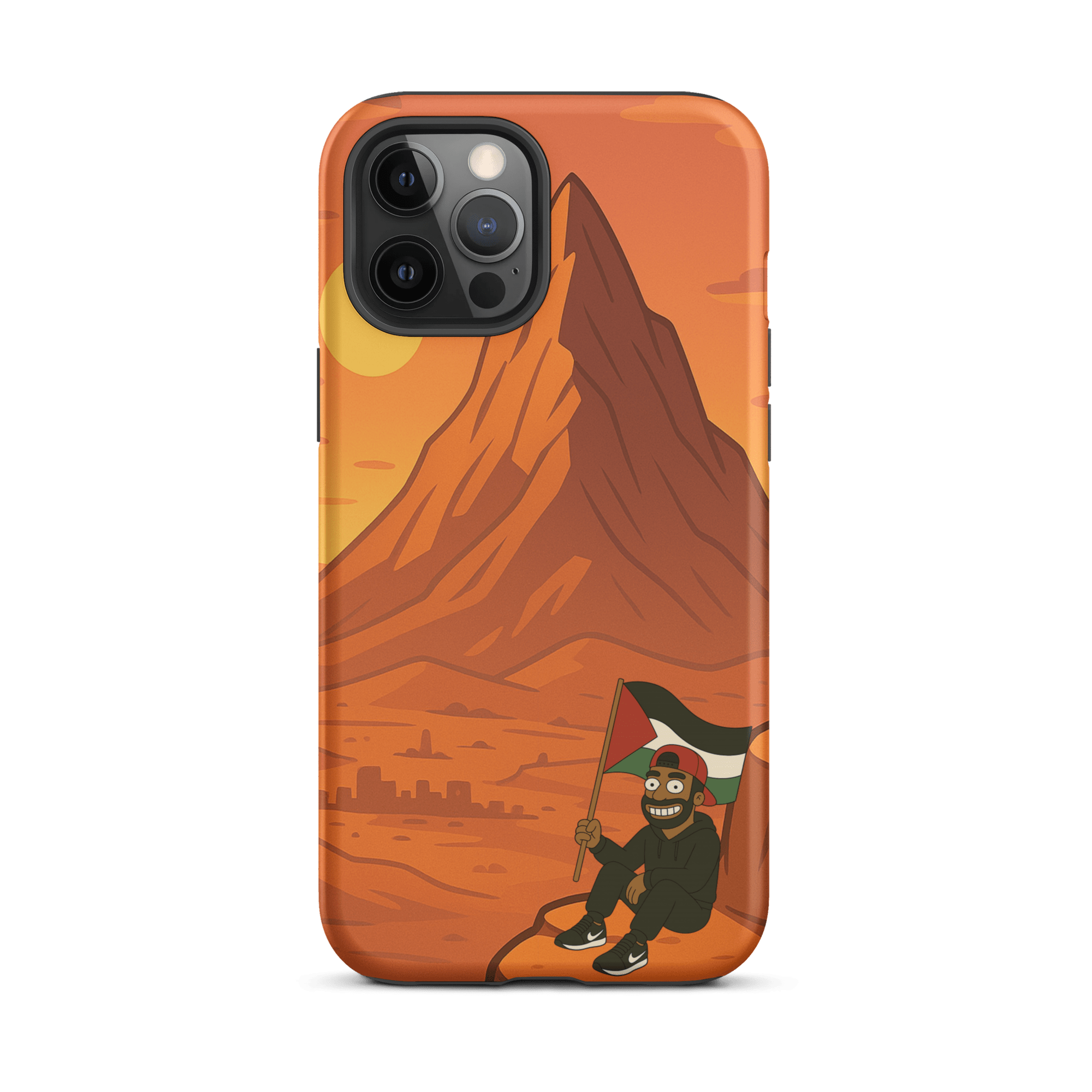 HASSAN FREE PALESTINE iPhone COVER® - BLOKKEN ER VARM