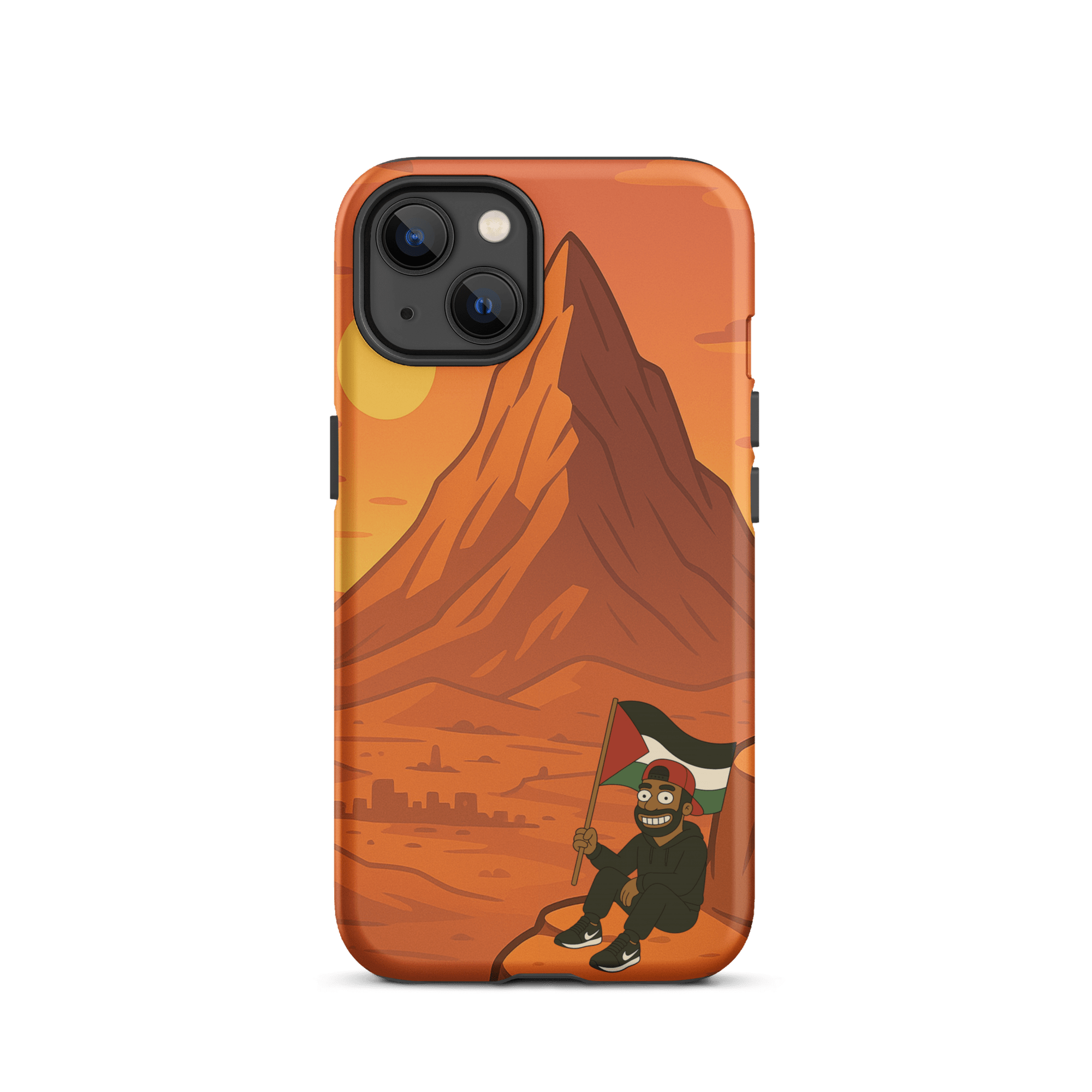 HASSAN FREE PALESTINE iPhone COVER® - BLOKKEN ER VARM