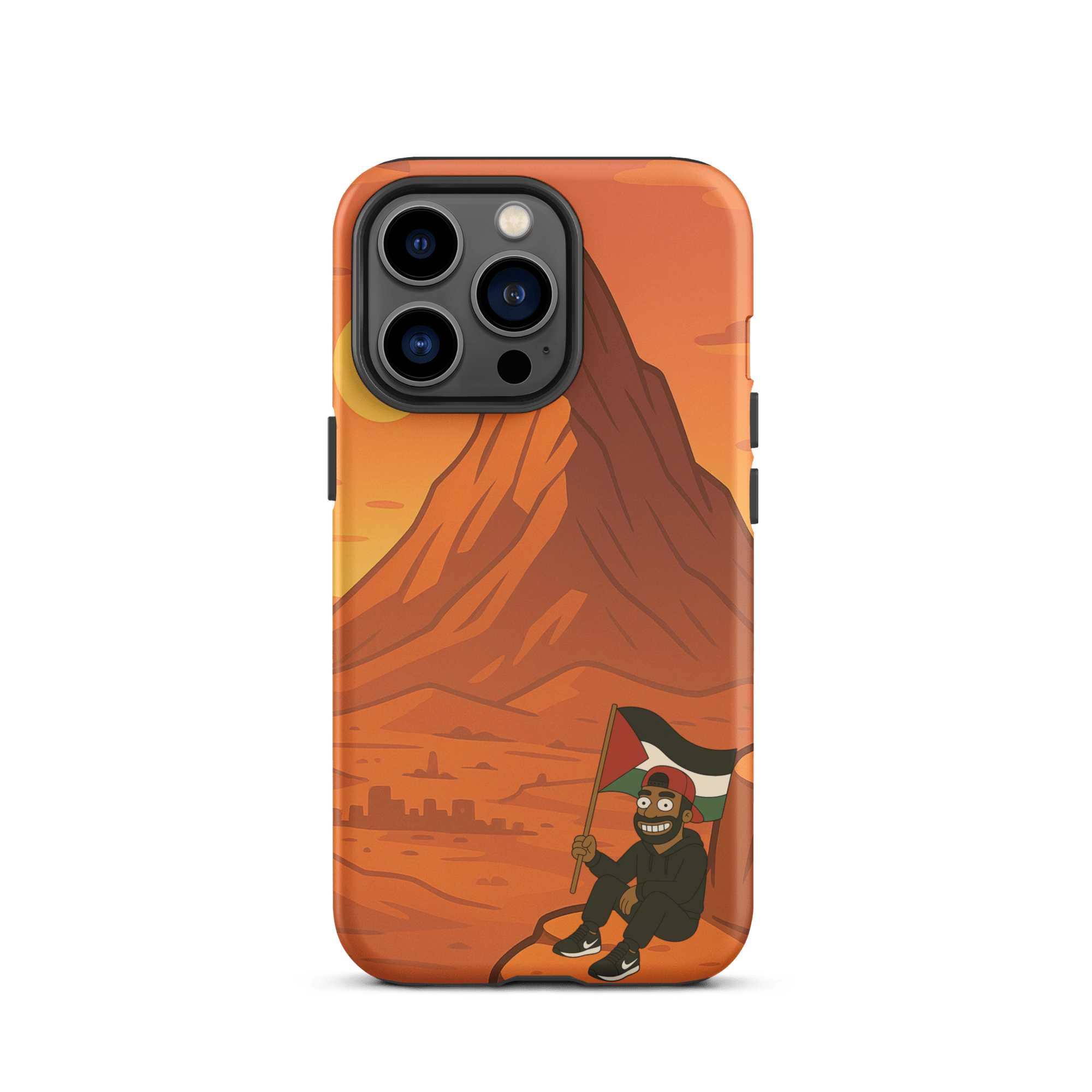 HASSAN FREE PALESTINE iPhone COVER® - BLOKKEN ER VARM