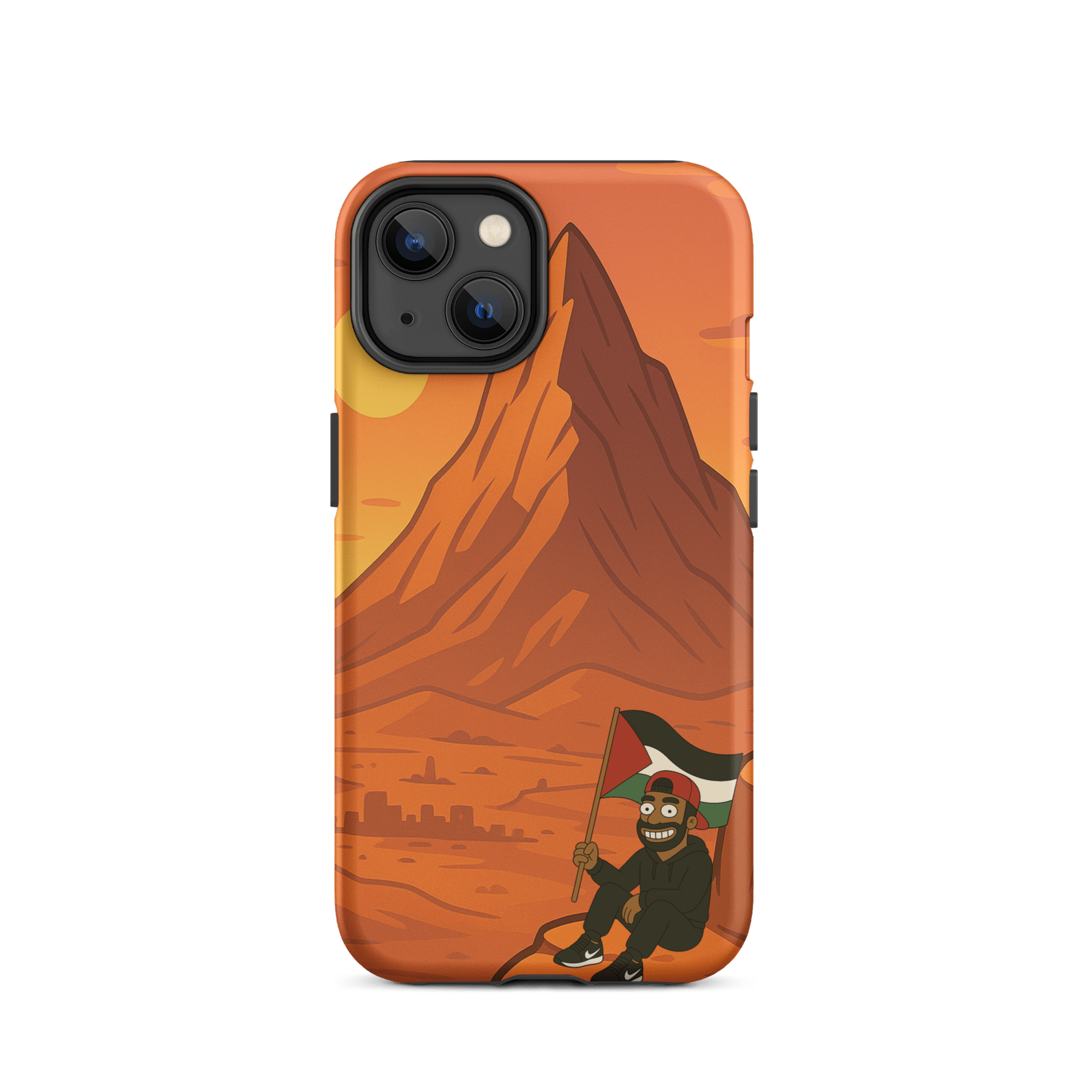 HASSAN FREE PALESTINE iPhone COVER® - BLOKKEN ER VARM