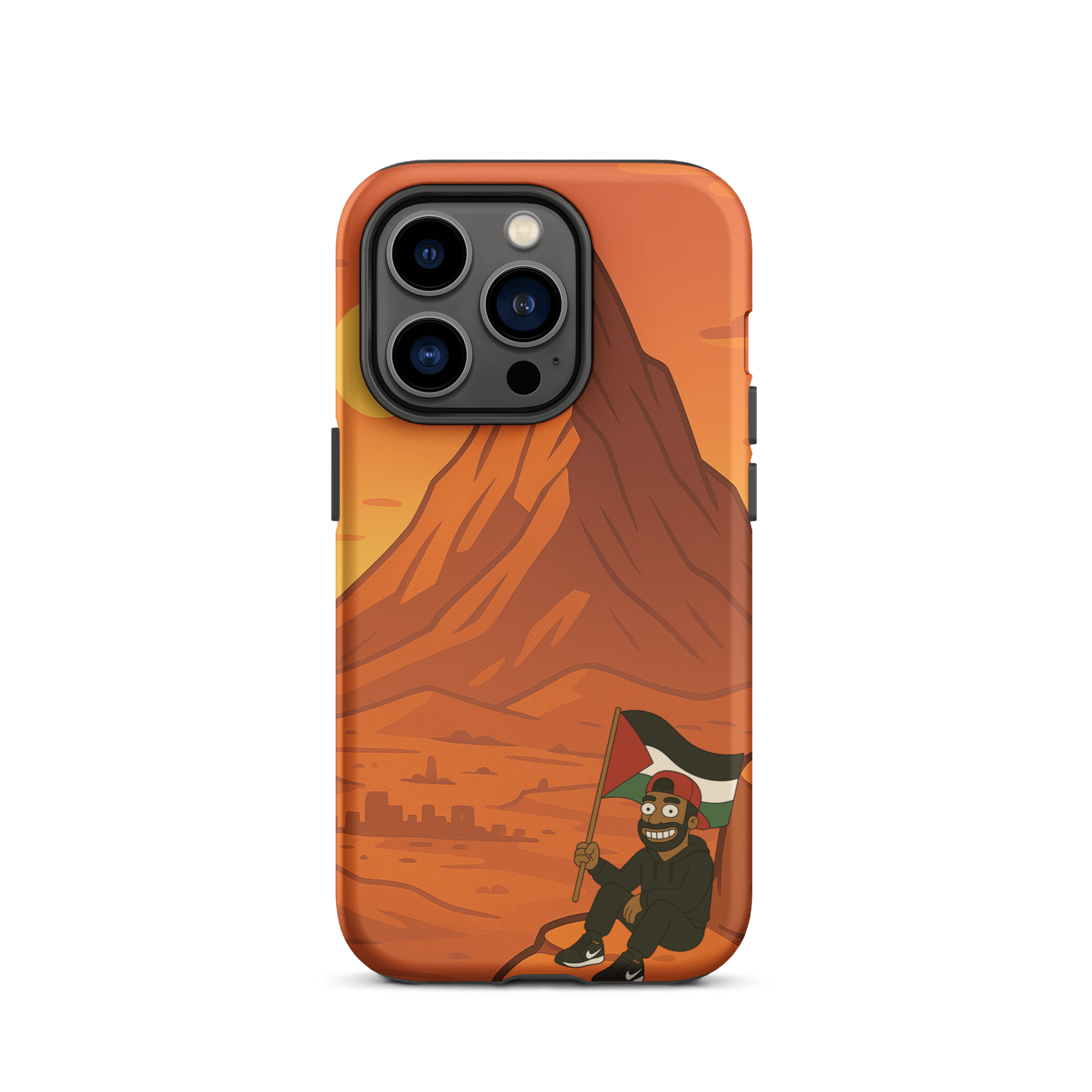 HASSAN FREE PALESTINE iPhone COVER® - BLOKKEN ER VARM