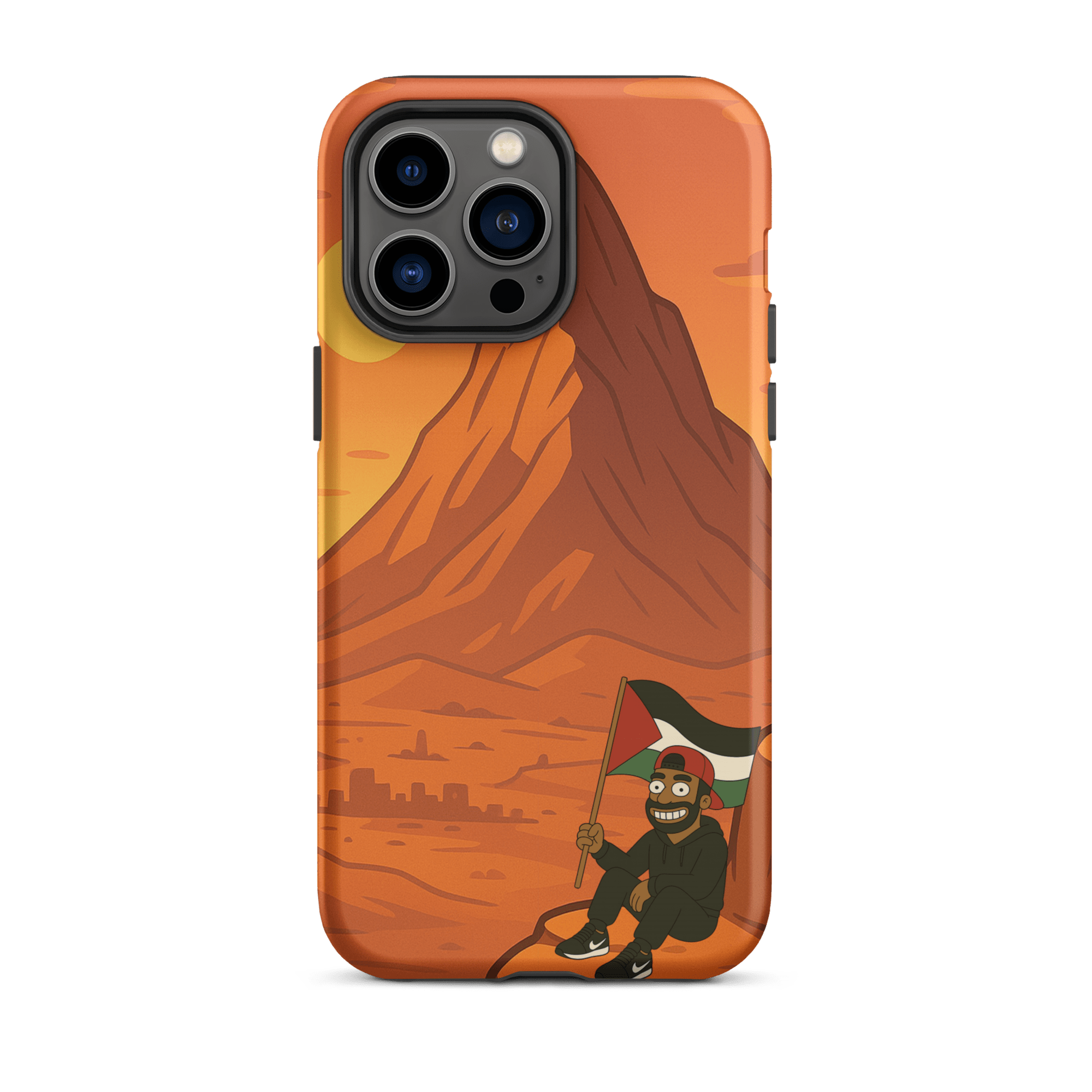 HASSAN FREE PALESTINE iPhone COVER® - BLOKKEN ER VARM