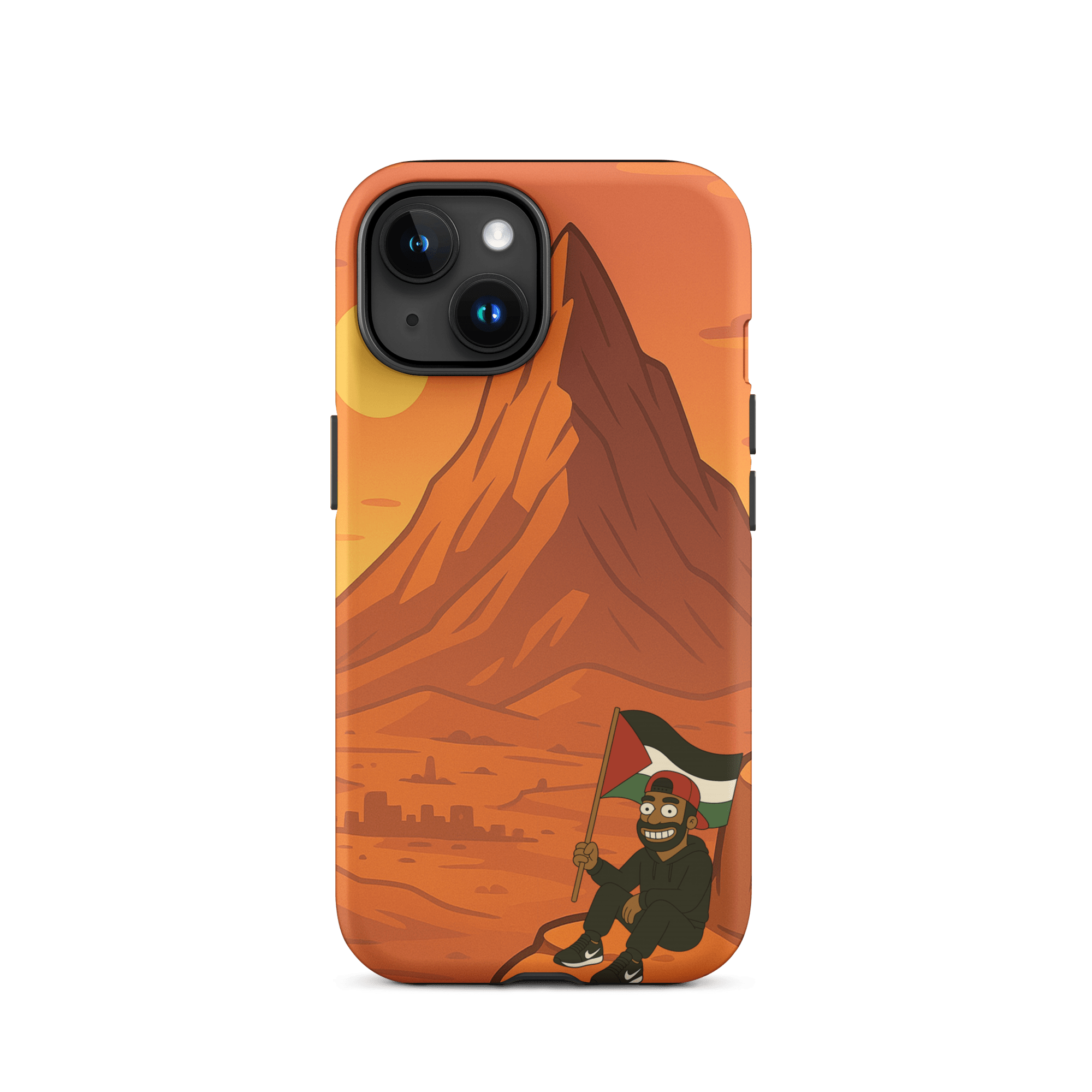 HASSAN FREE PALESTINE iPhone COVER® - BLOKKEN ER VARM