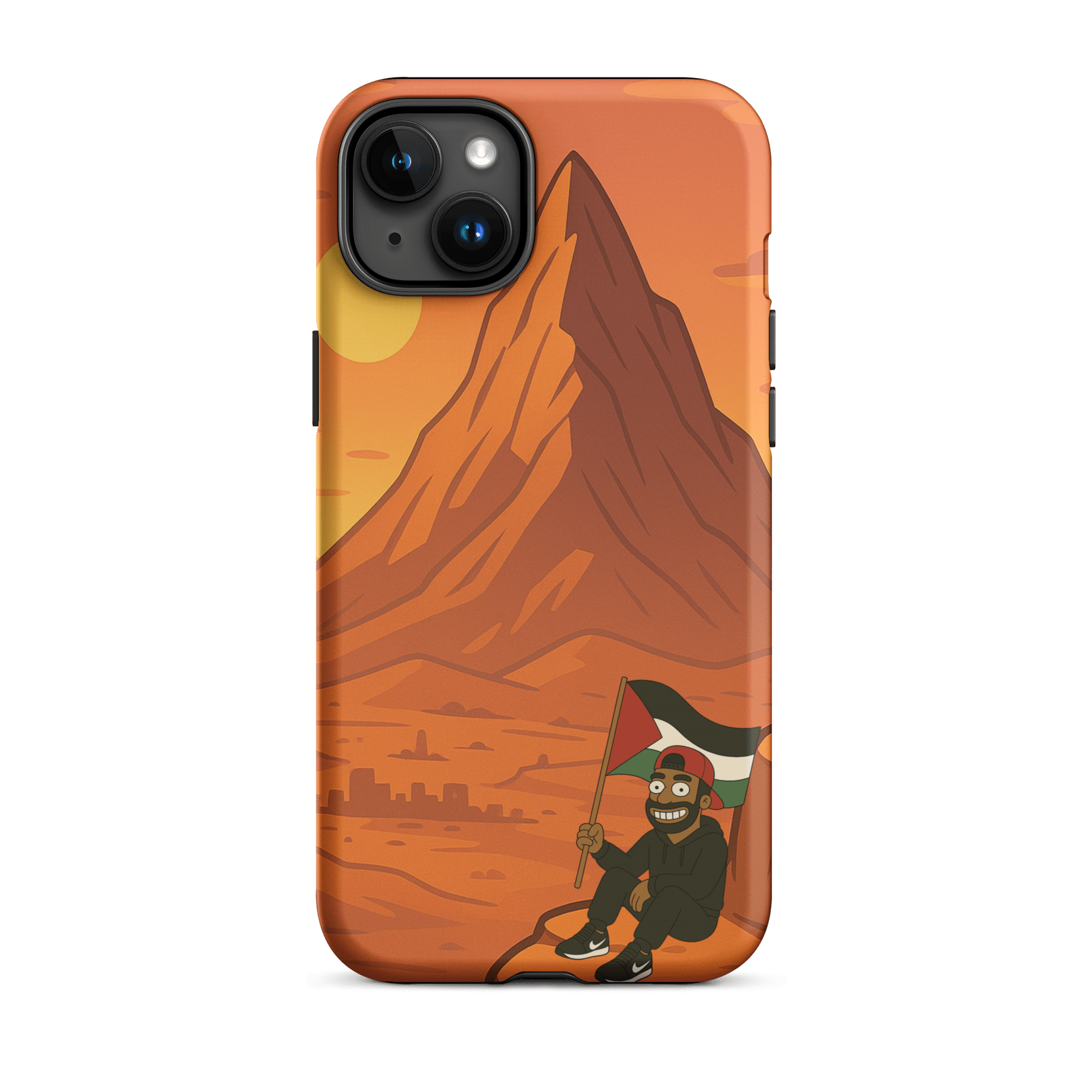 HASSAN FREE PALESTINE iPhone COVER® - BLOKKEN ER VARM