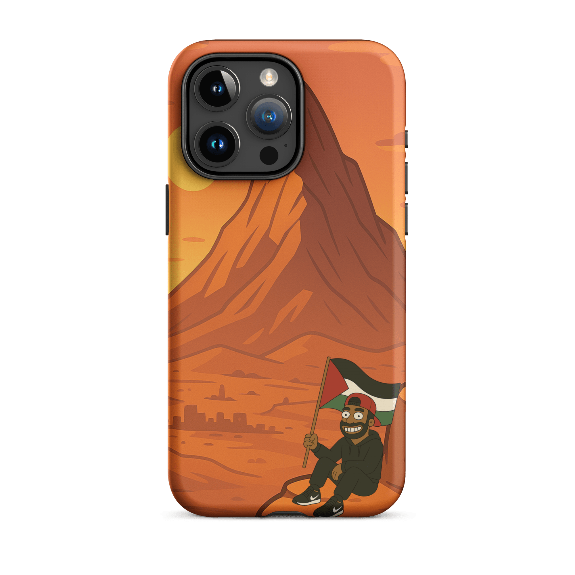 HASSAN FREE PALESTINE iPhone COVER® - BLOKKEN ER VARM