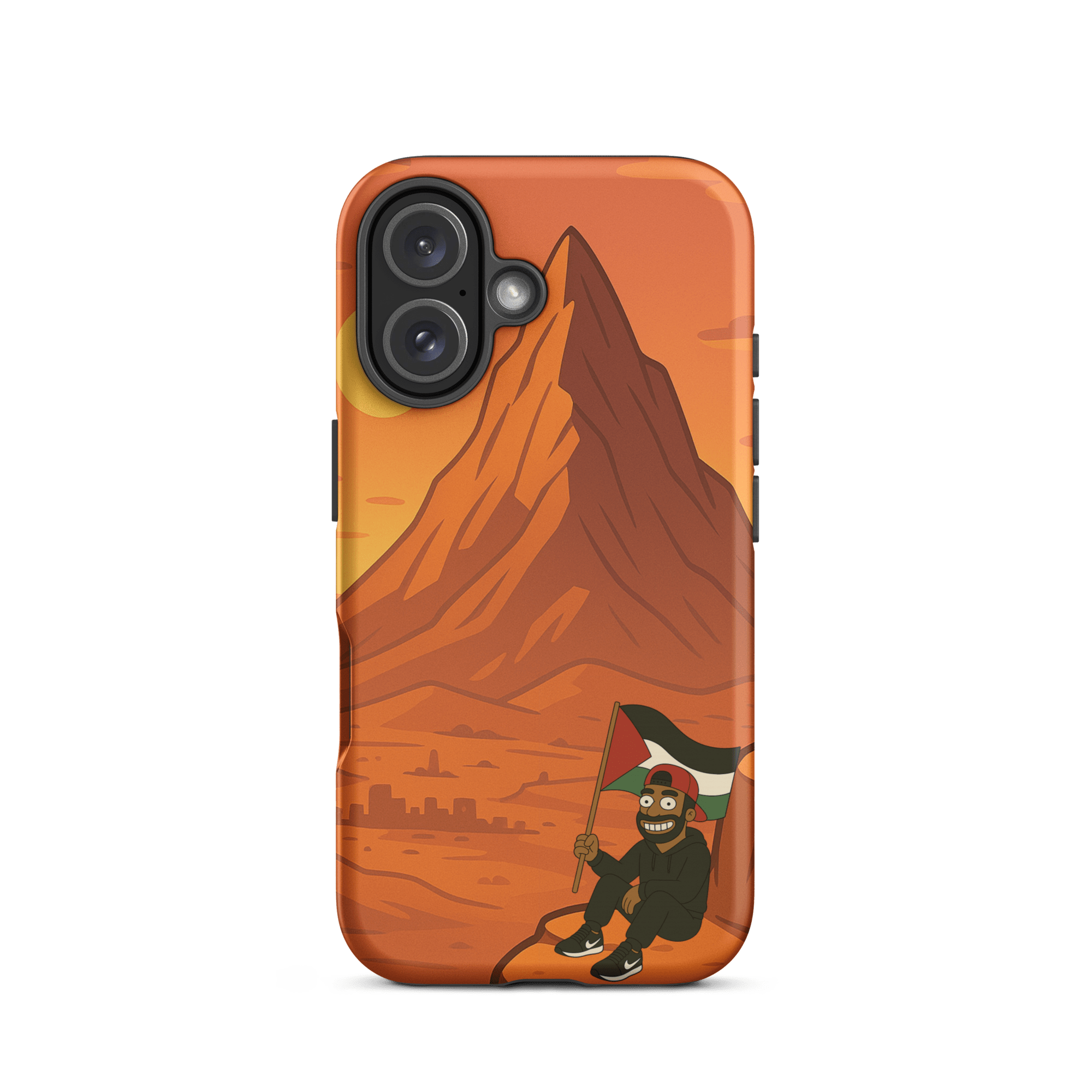 HASSAN FREE PALESTINE iPhone COVER® - BLOKKEN ER VARM