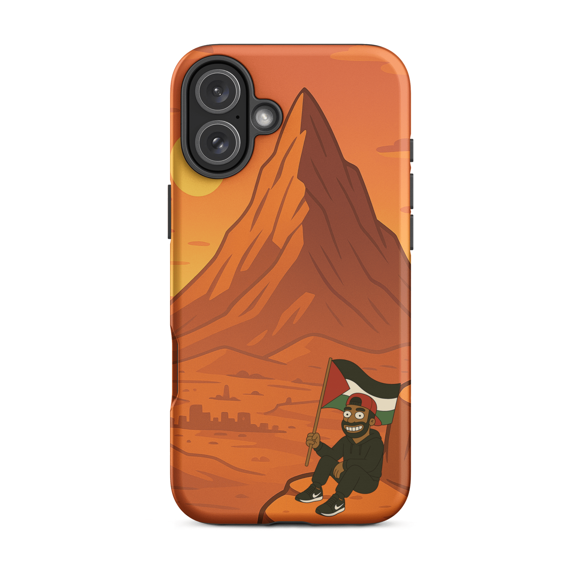 HASSAN FREE PALESTINE iPhone COVER® - BLOKKEN ER VARM