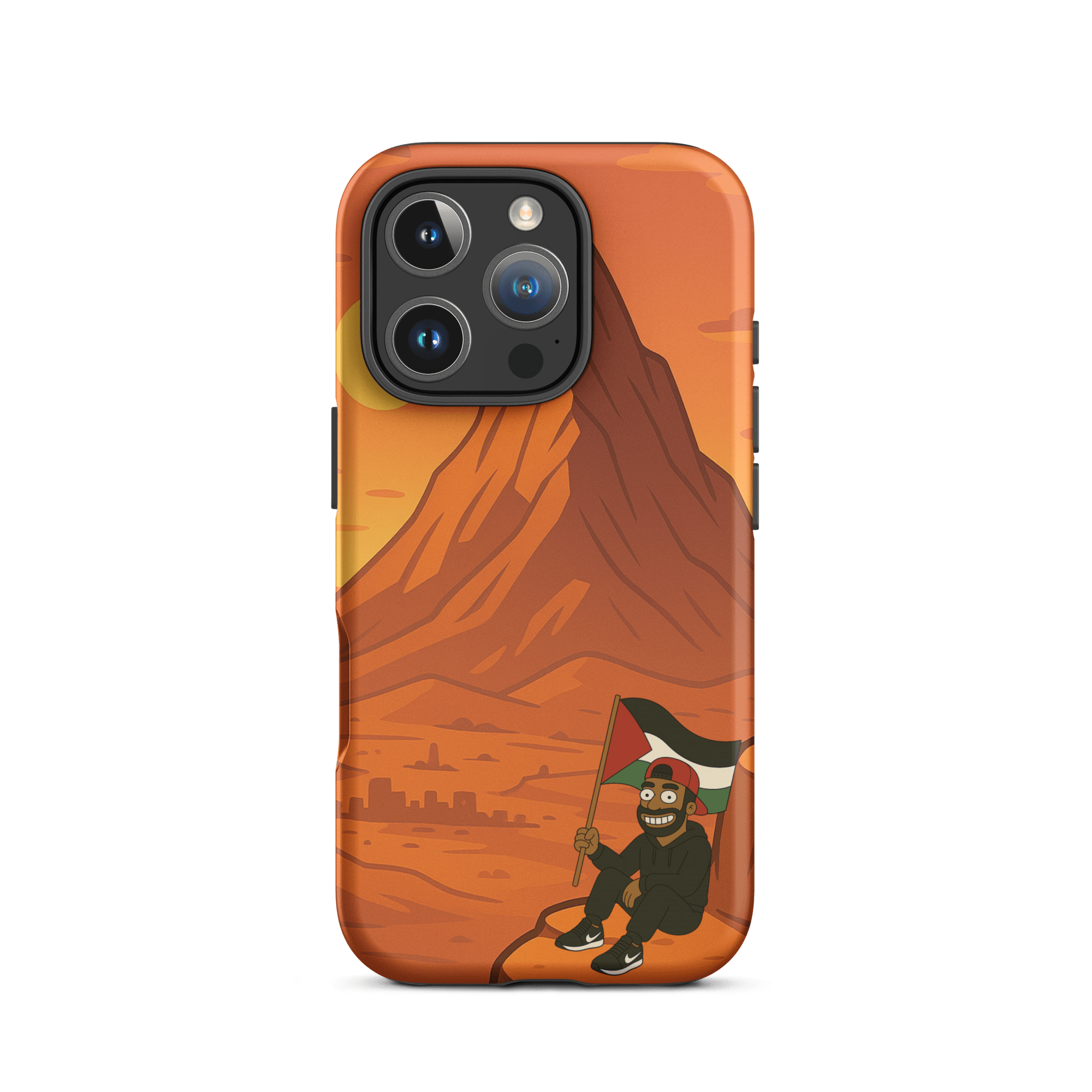 HASSAN FREE PALESTINE iPhone COVER® - BLOKKEN ER VARM