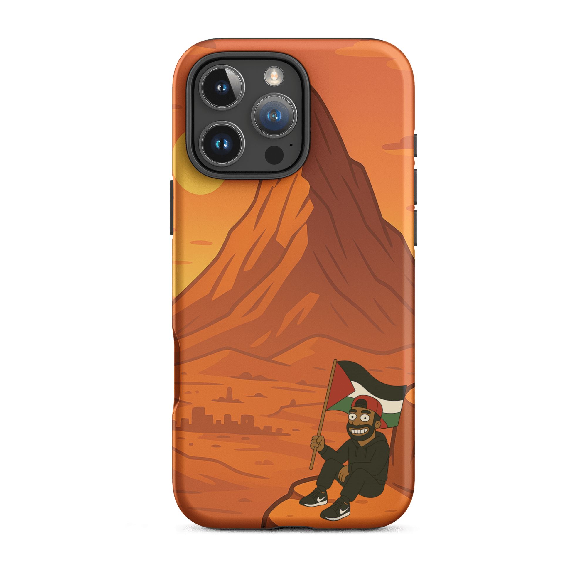 HASSAN FREE PALESTINE iPhone COVER® - BLOKKEN ER VARM